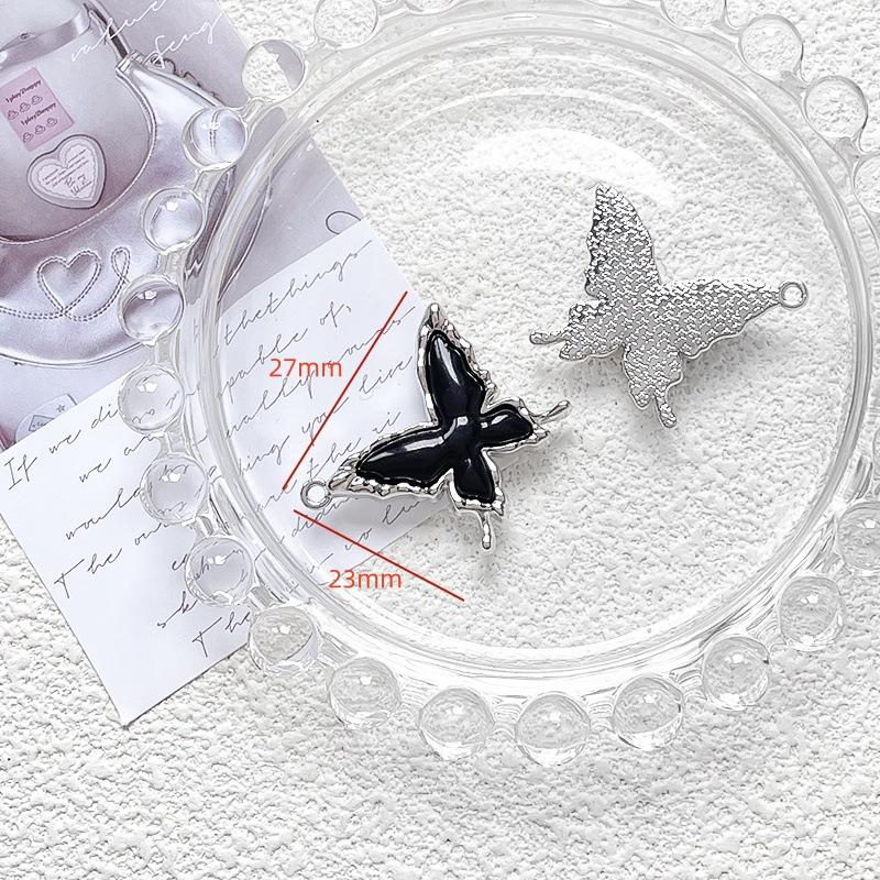 Alloy Sweet Jelly Color Bear Moon Butterfly Pendant DIY Handmade Jewelry Bracelet Necklace Bead Accessories