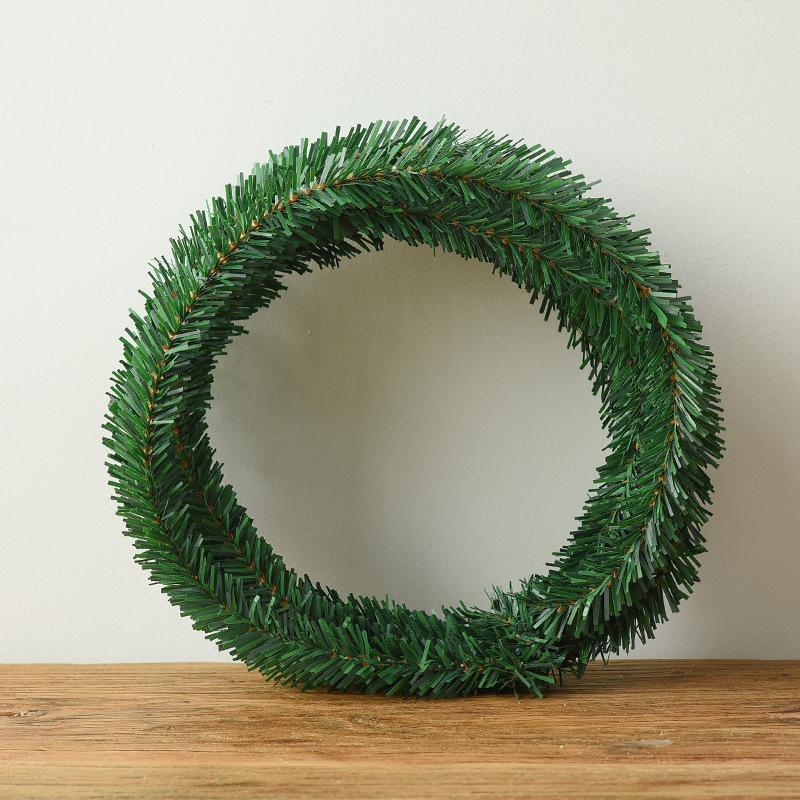 5.5M Green Artificial Plant Garland Christmas Decorations Xmas Tree for Home Decor Garden Outdoor Door New Year Wreath Ornament