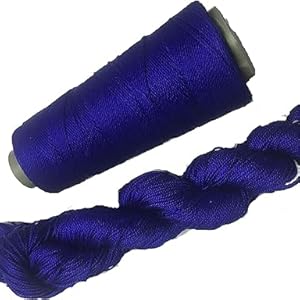 3 Ply 100% Mulberry Silk Lace Weight Yarn| Perfect for & Crocheting and Weaving| Quality Silk Yarn for Luxurious Creating Projects.(50 Grams – 260 Yards, Sacred White)