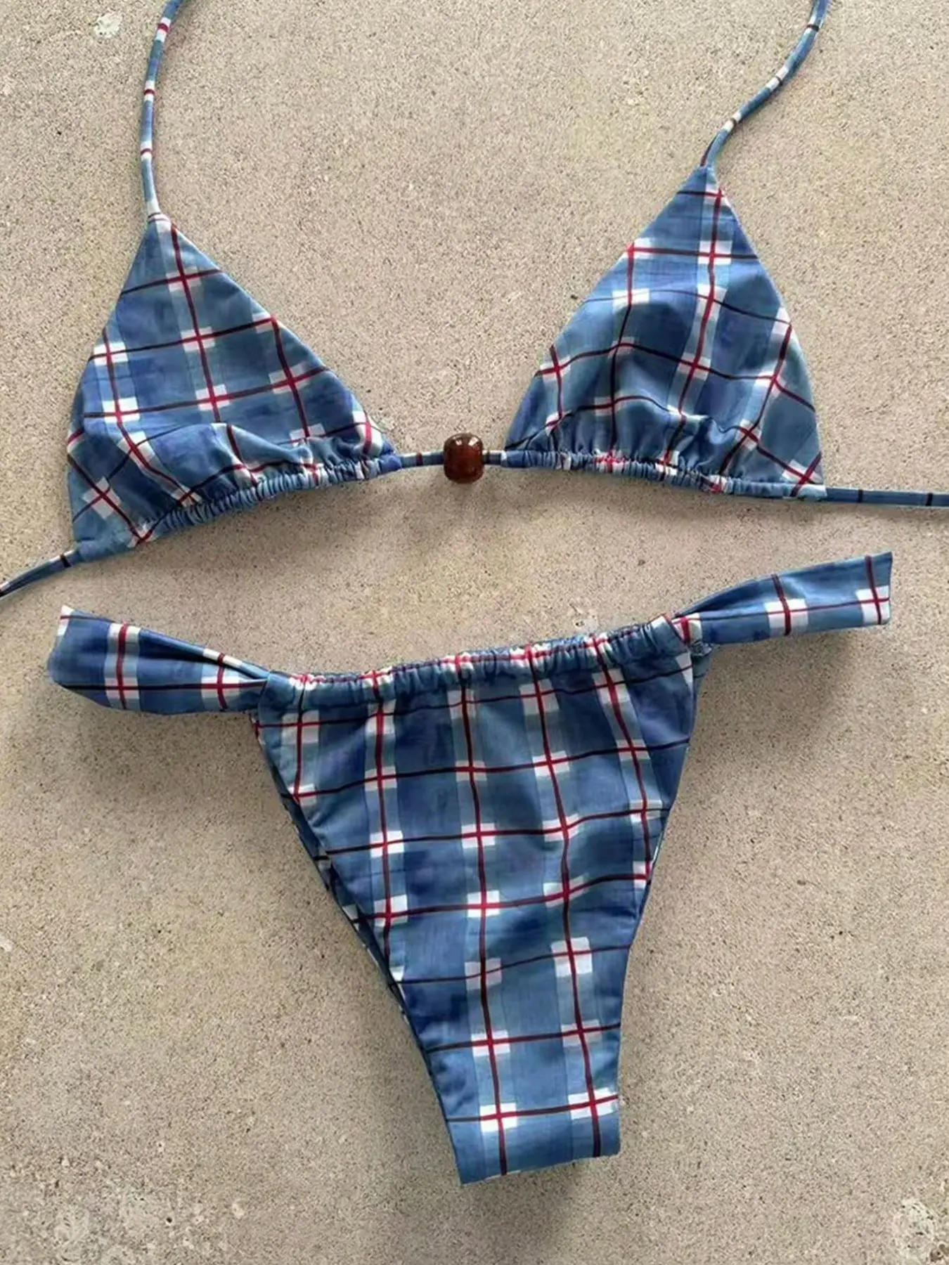 New 2026 Sexy Women's Bikini Set, Polka Dot Print, Fitted Style, Party Swimwear, Beach Wear, Bikini Beachwear, Plain Surface, Made in China, Swimsuits Summer