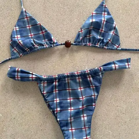 New 2026 Sexy Women's Bikini Set, Polka Dot Print, Fitted Style, Party Swimwear, Beach Wear, Bikini Beachwear, Plain Surface, Made in China, Swimsuits Summer