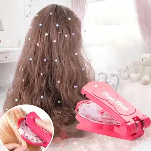 Glitter Diamond Styling Tools, 180 Colorful Gemstones, No Heat Hair Styling, Birthday Gift, Hair Care Accessories, Mobile Phone Diamonds