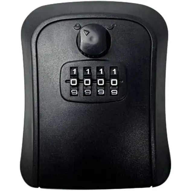 Key Lock Box with Code, Outdoor Lock Box for House, Supports Wall-Mounted and Peephole Installations. Safe with Combination Lock. Key and Storage lockbox. Suitable for Homes, Offices, and Apartments