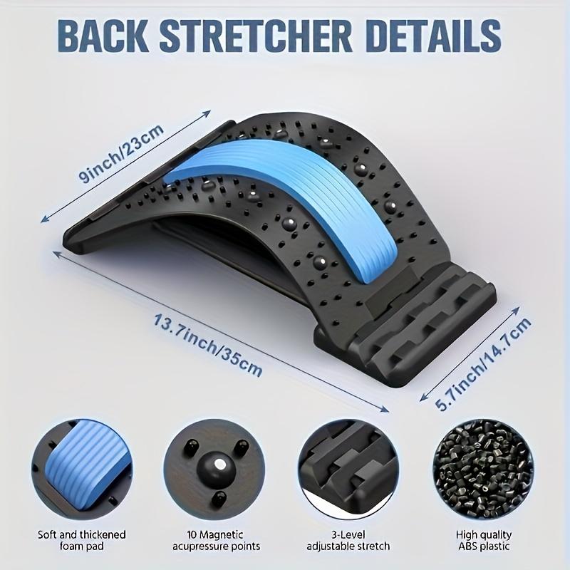 Back Stretcher Board (4-Level Adjustable) – Spinal Decompression for Herniated Disc & Waist/Back Tensionpain relief device