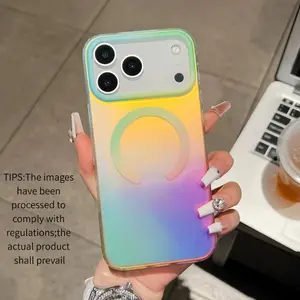 Skin-Feel Ink Color Changing Magnetic Protective Case, Shockproof Full Cover For iPhone 17 16 15 14 Pro Max (4 Colors) Accessories