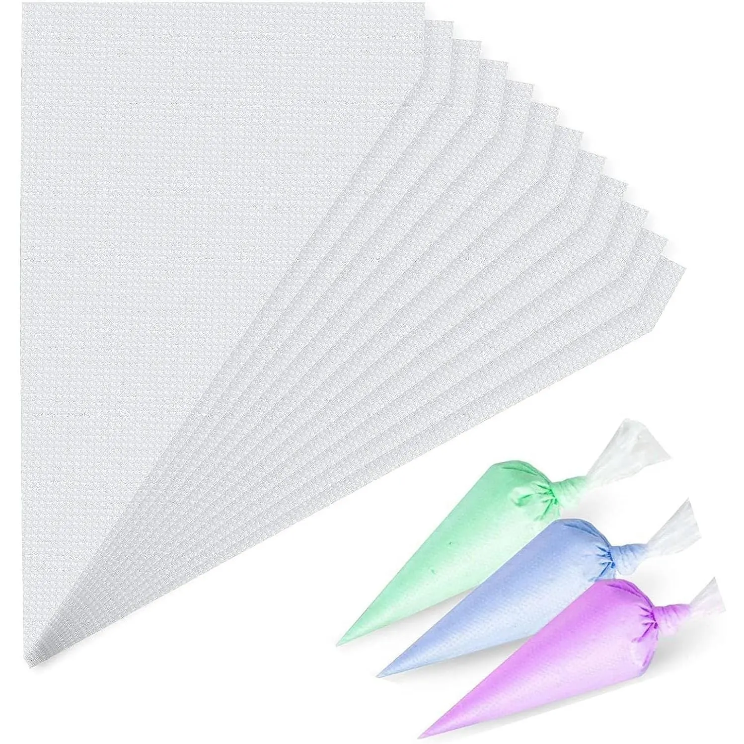 Disposable Small Piping Bags 8 inch 100 count, Mini Piping Bags