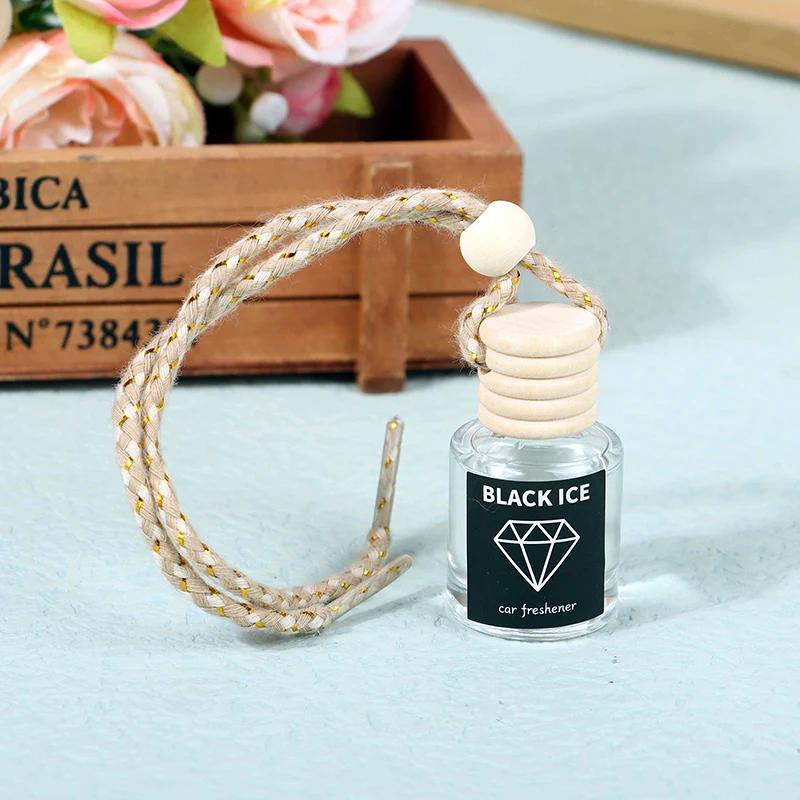 Car Aromatherapy Glass Bottle Pendant, Car Scents, 2 Counts Aromatherapy Rearview Mirror Perfume Pendant, Car Air Freshener Diffuser, Car Interior Accessories