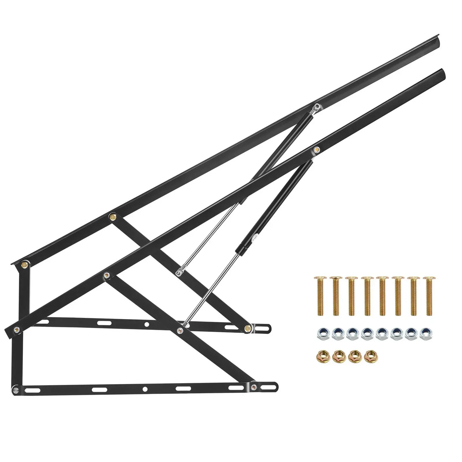 Bed Lift 59x71 Inch Compatible Bed Size 154 Pounds Load DIY Wall Bed Hardware Kit With Durable Lift Mechanism, Murphy Bed Hardware, Wall Bed Frame Accessories, DIY Home Installation Guide
