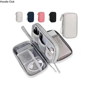 Cable Organizer Bag Mini Electronic Accessories Storage Case Portable Travel Electronics Pouch for Charger Power Bank USB Cable Earphones Phone Accessories Organizer Waterproof Tech Storage Bag