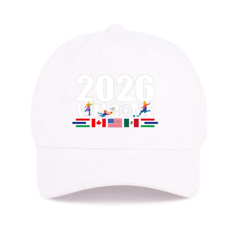 2026 New Model US-Mexico-Canada Football Baseball Cap Outdoor Sports Cap