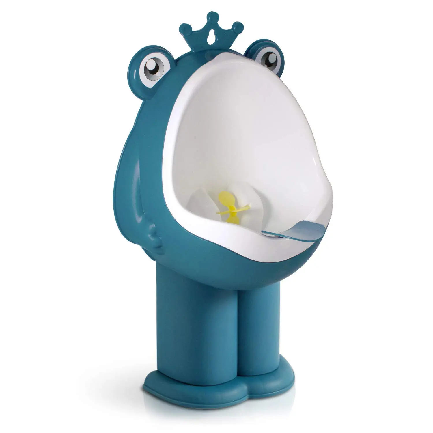 Kids Potty Training Urinal for Boys, Toddler Toilet Training Pee Trainer with Fun Target Design, Easy Install Baby Bathroom Training Urinal for Bathroom Use (Deep Blue)