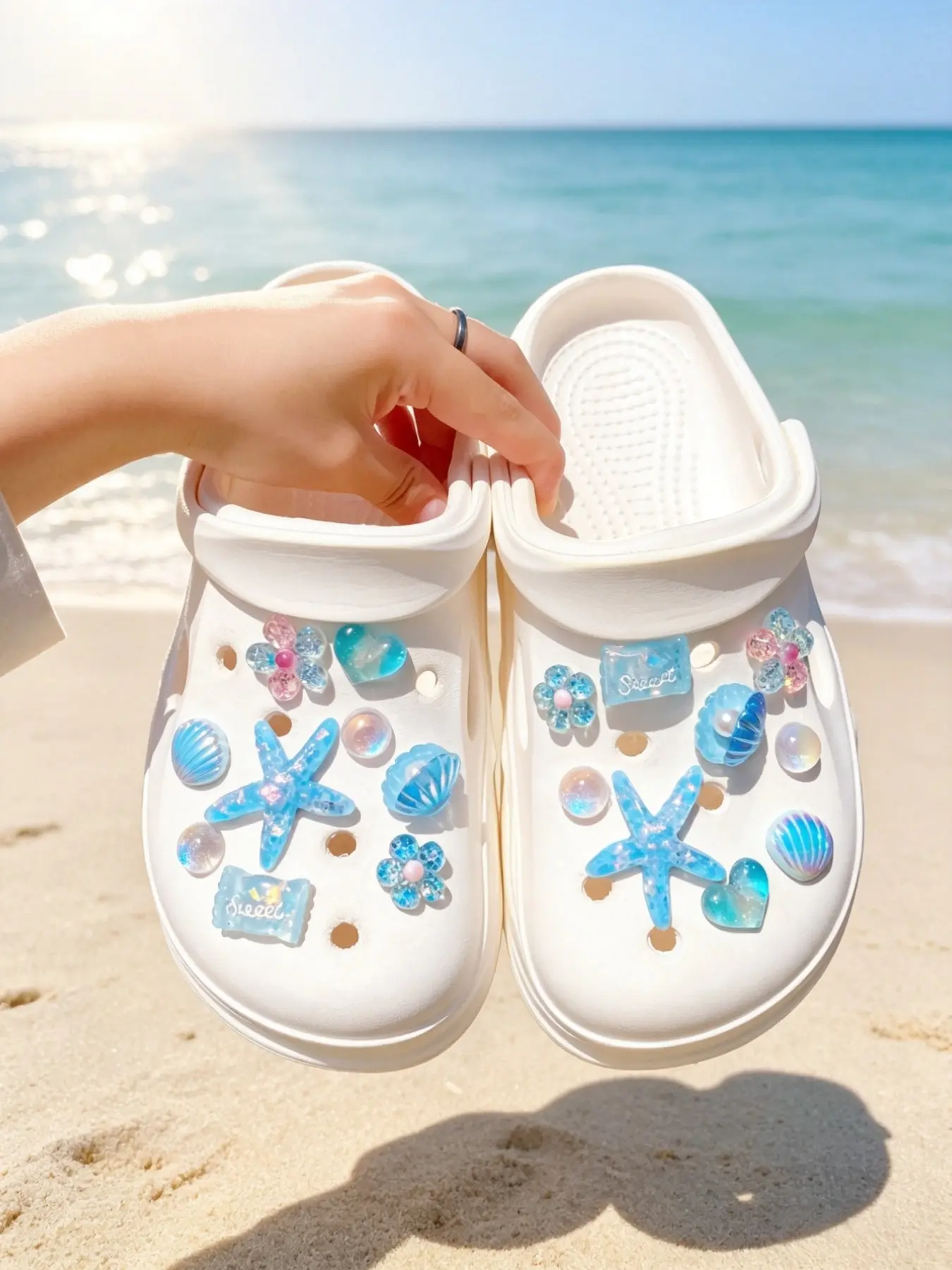 18 Pcs Cute Sandal Accessories DIY Detachable Shoe Decorations for Women, Fun Personalized Footwear, Perfect Gift for Festivals and Parties