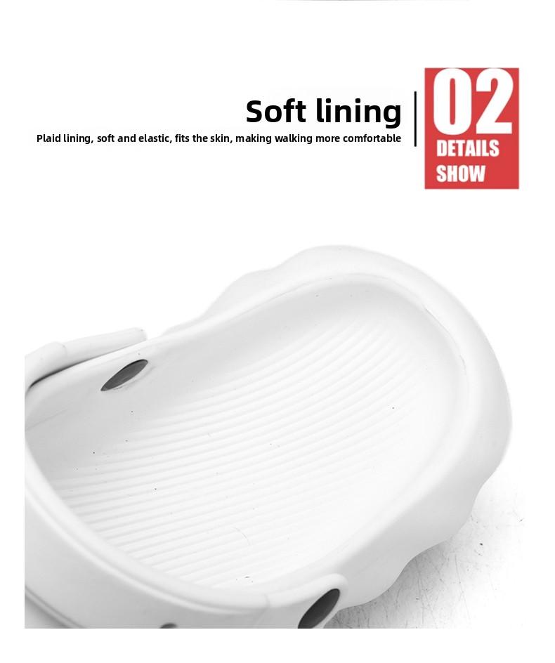 Breathable 2-in-1 Slides & Clogs |     Quick-Dry, Easy to Clean