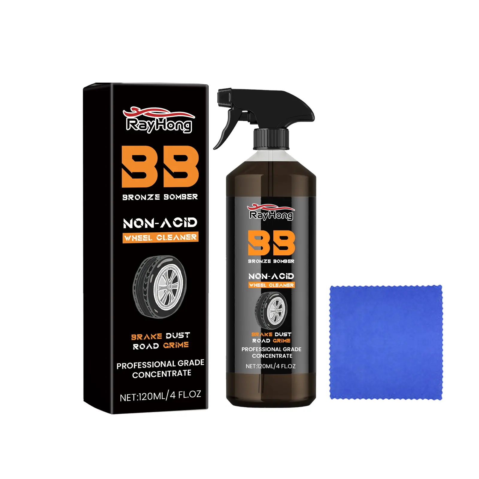 Rayhong Car Wheel Cleaner, Car Tire Retread Rust Removal Polishing Stain Remover Rayhong Car Wheel Cleaner, Car Tire Retread Rust Removal Polishing Stain Remover