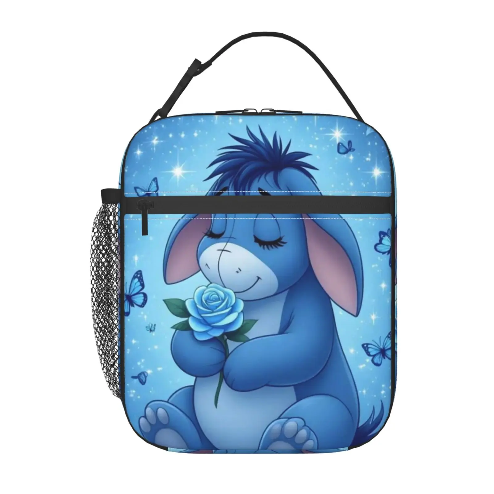 Anime eeyore3 Lunch Box, Cartoon Print Lunch Bag,Insulated Handbag For Work, School, Travel and Picnics, Kids Reusable Portable Hot Cold Bag for Home Office, Unisex Non Food Contacy, Perfect Gift