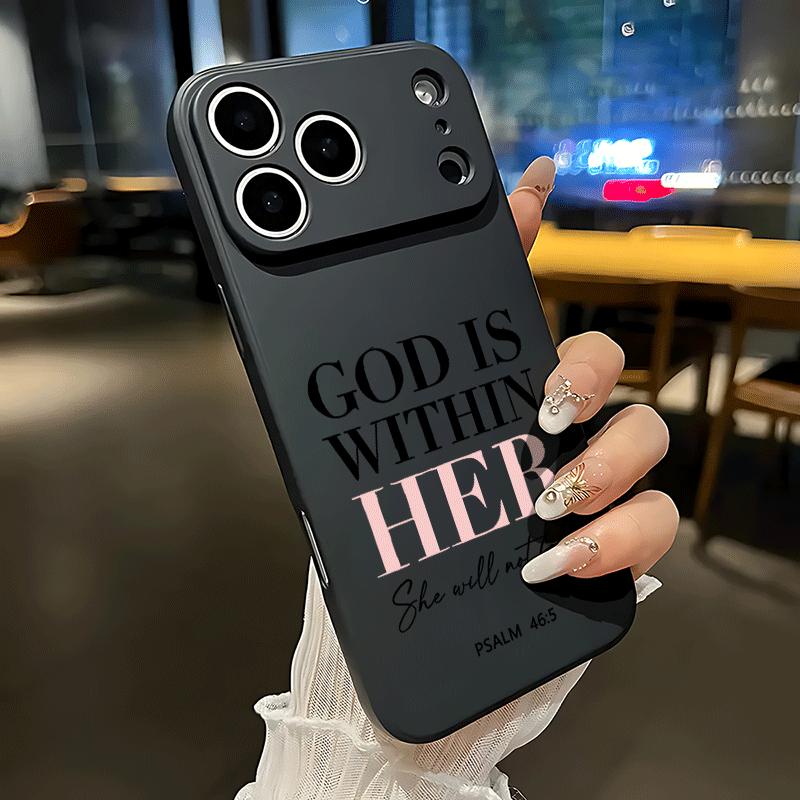 Pink Bible Psalms Quotes Christian Soft&Flexible TPU Silicone Phone Case For iPhone 17 Pro Max AIR 16 15 14 13mini 12 11 Plus XR XSMAX Cases For Samsung Galaxy S26 Ultra S25 Edge S24 S23 S22 Plus  Durable|Shockproof|Full Camera Protection