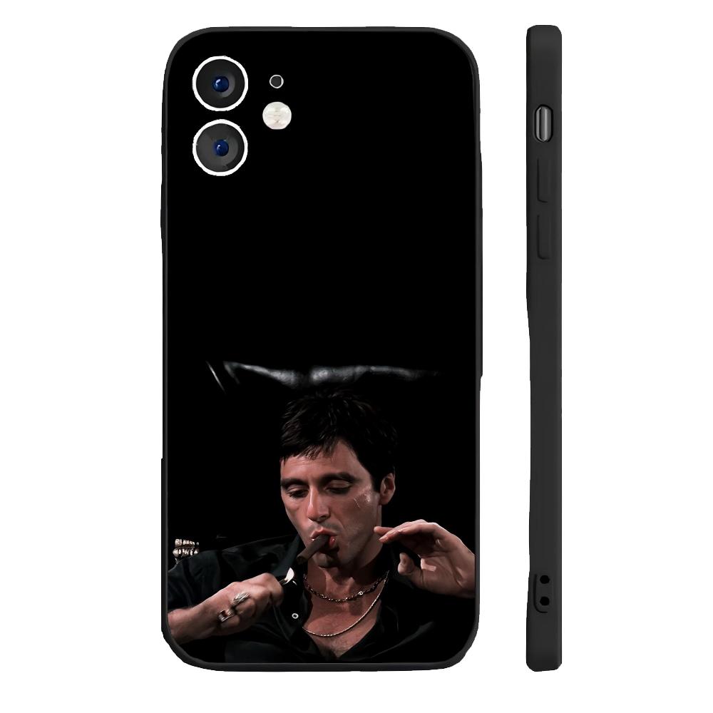 Fashion S-Scarface Phone Case Silicone Soft For IPhone 17 16 15 14 13 12 11 Plus Pro Max Plus Samsung Galaxy S26 S25 S24 S23 S22