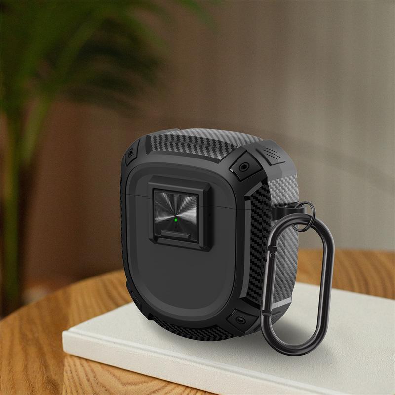 Shockproof Armor Earbud Case Protective Cover Compatible with QuietComfort Earbuds II / Ultra / Big Shark 3