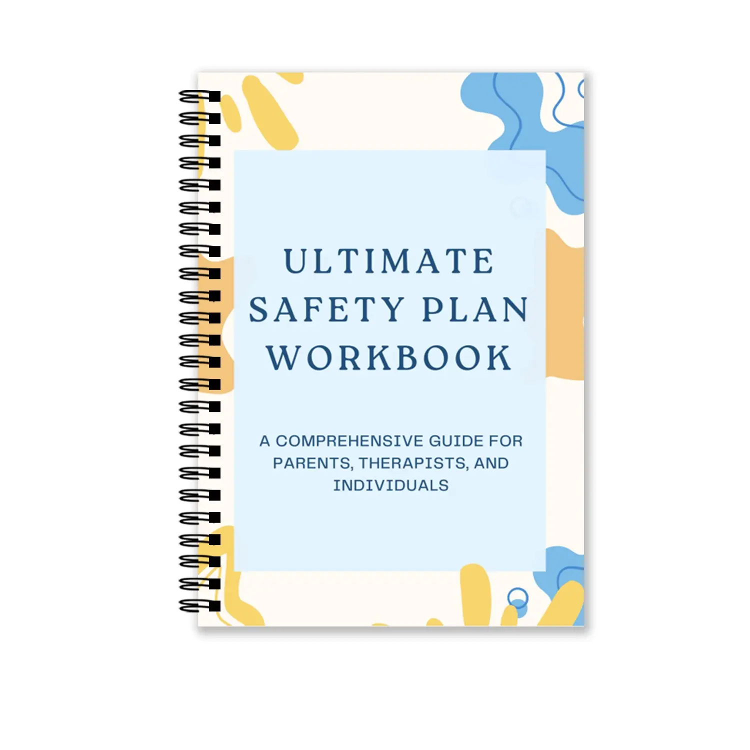 Mental Health Safety Plan Handbook, Macaron Color Blocks, Consultant Personal Risk Protection Planner Notebook, Mental Wellness Guide