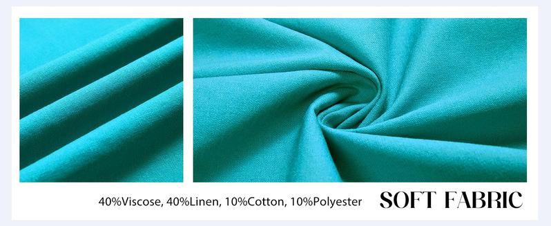 Danedvi Womens Spaghetti Strap Swimsuit Coverup Summer Linen Tie Backless Sleeveless Beach Cami Mini Dress with Pockets