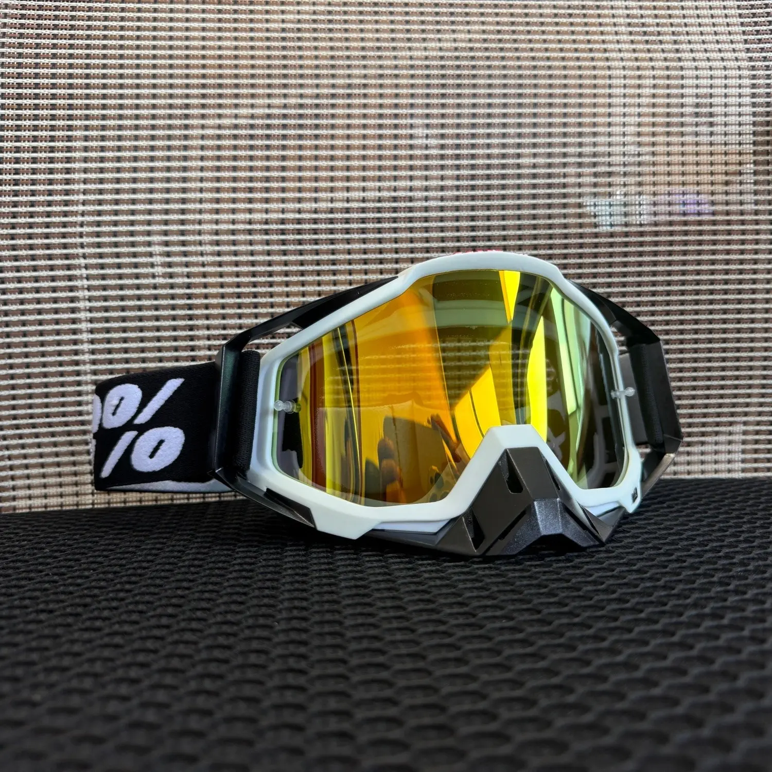 Off-Road Motorcycle Mx Atv Goggles, Dirt Bike Goggles, HD Uv400 Windproof Dust-Resistant Helmet Compatible, Outdoor Cycling Skiing Off-Roading Sports Gear