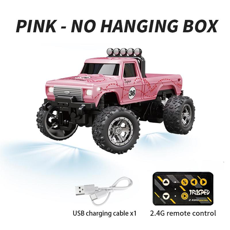 1:64 Alloy Mini RC Off-Road Vehicle, High-Speed 3-Mode Monster Truck with Constant Cruise & Buffer Chassis, 2.4G Hobby-Grade Remote Control Toy Gift for Kids 1:64 Alloy Mini RC Off-Road Vehicle, High-Speed 3-Mode Monster Truck with Constant Cruise & Buffer Chassis, 2.4G Hobby-Grade Remote Control Toy Gift for Kids