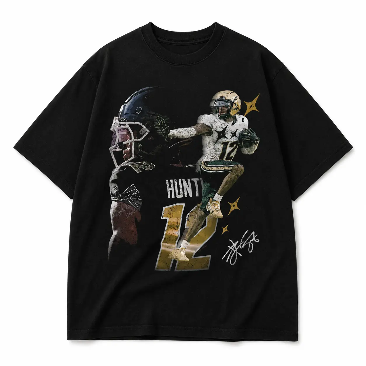 Travis Hunter Graphic Tee Bih You Thought Custom Graphic Football T-Shirt