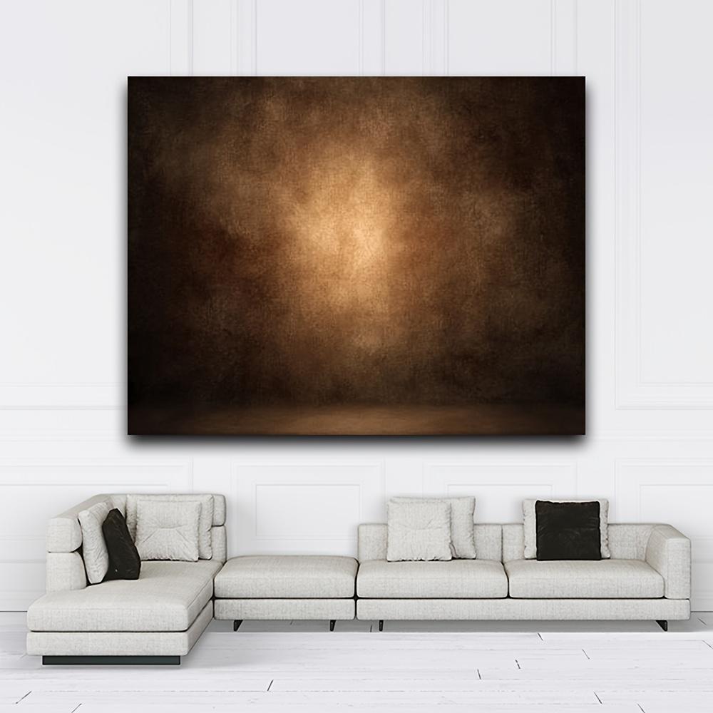 1pc 2D Flat Polyester Photography Backdrop | Durable Brown Gradient Design for Portraits & Events | Ideal for Single Parties, Graduations, Baptisms | Easy Setup, No Power Needed | Versatile St