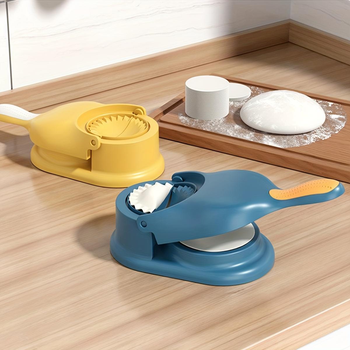 Dumpling Making Aid, Household Dumpling Skin Pressing And Rolling Dough Skin Mold, Bun And Dumpling Rolling Dough Skin Tool, Skin Press, Easy to Learn, Suitable for Kitchen, Living Room, And Camping