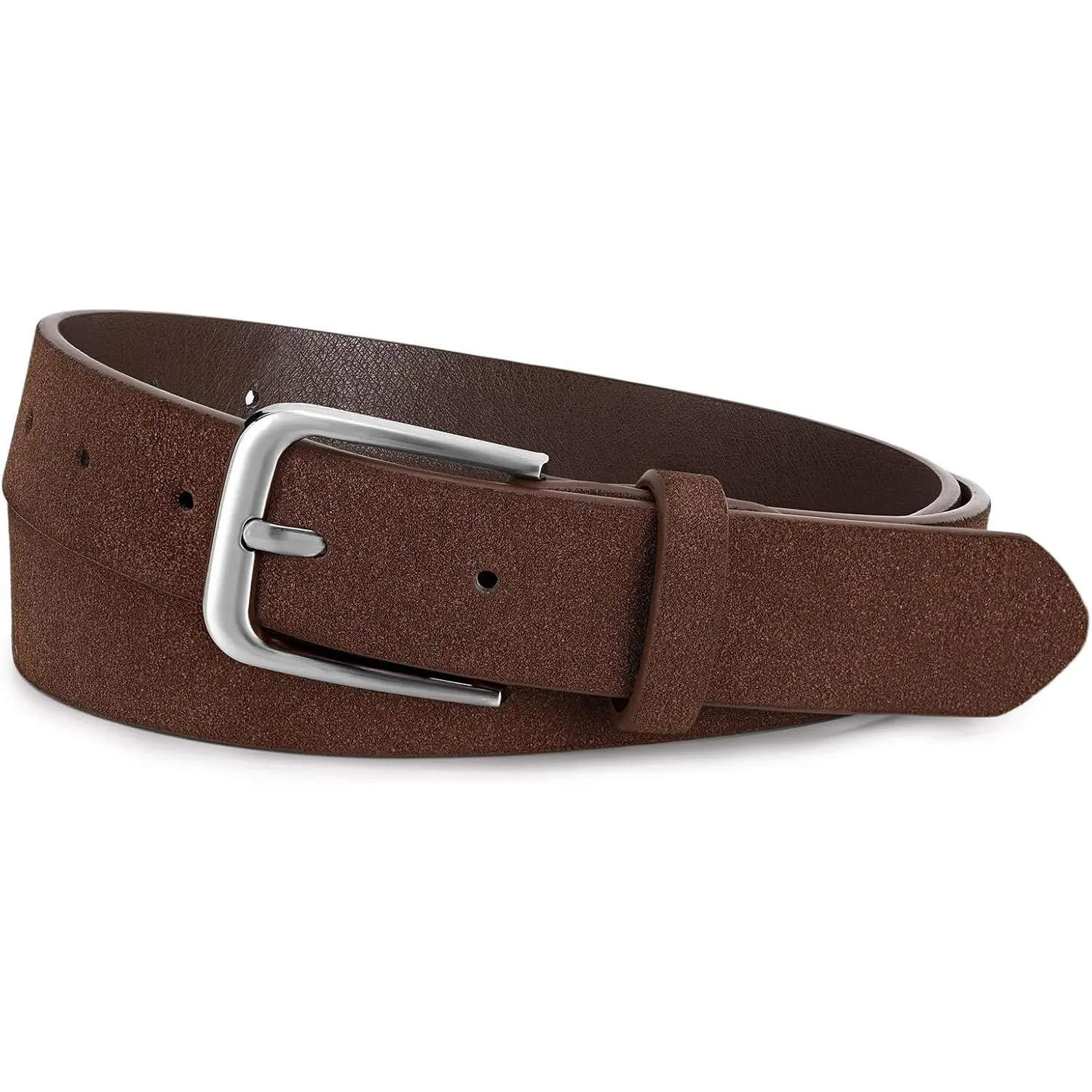 Women Casual Leather Belt for Jeans Pants, Fashion Ladies Waist Dress Belt