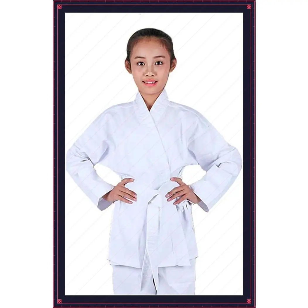 Karate Uniform for Kids and Adult, Lightweight Karate Gi Student Uniform with Belt for Martial Arts training - WhiteGift