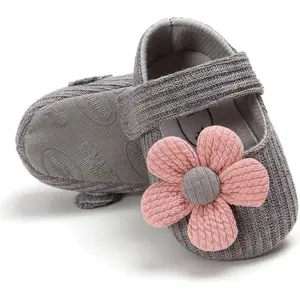 Infant Baby Boys Girls Slippers Cozy Fleece Booties Soft Bottom Warm Cartoon Socks Newborn Crib Shoes