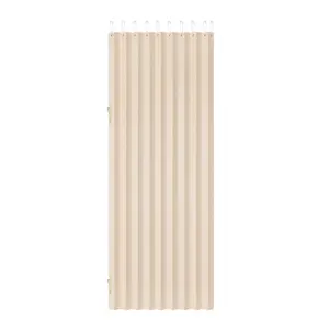VEVOR Accordion Door, 47x 78 inch, Blackout Fabric Folding Magnetic Door Curtain, with Hanging Hooks, Interior Room Divider for Doorways, Closets, Bedrooms, Bathrooms, Living Rooms, Beige, 1 Panel