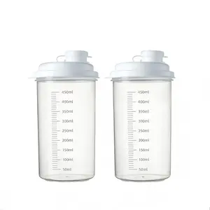 1/2 Pack Transparent Sugar Dispenser Bottle, Leak-Proof Sealed Storage, Multi-Use Kitchen Organizer, Portable Moisture-Resistant Container