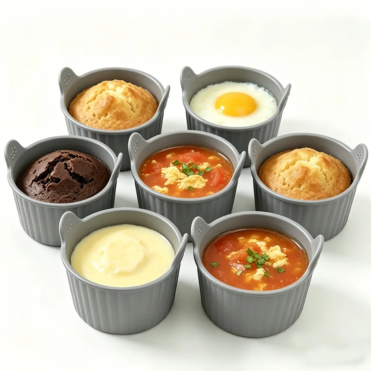 10-Piece Industrial Grade Air Fryer Baking Cups Kit, High-Strength Anti-Warp Silicone Muffin Liners, Ergonomic Round Non-Stick Cupcake Mold, Silicone Baking Molds for Commercial Kitchen Food Prep Defense, Ultimate Hardware Upgrade Pack