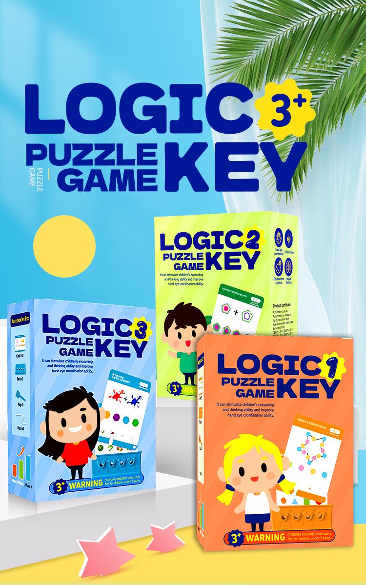 The Logic Key English Children's Educational Toy is a wonderful gift for kids.
