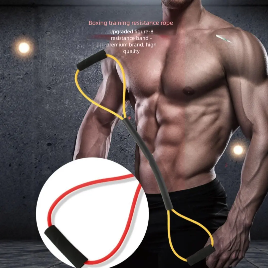 Boxing Resistance Band - Fast Punches & Power - Boxing Training Gear - Full-Body Cardio Training - Ultra Portable & Lightweight - 15 lb to 35 lb Options - Home Gym Workout Kit