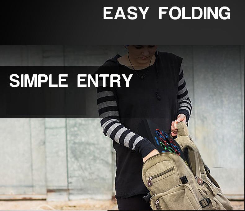 Foldable Push Up Board with Handle Bar and Resistance Rope, Multifunctional Push Up Board, Exercise Gym, Fitness System, Workout Exercise Stand for Men and Women