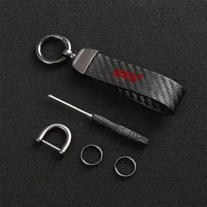 Carbon Fiber Texture Metal Keychain, Creative Key Accessory for Men and Women, Subaru Sti Foreman Outback Impreza Forester Brz Xv