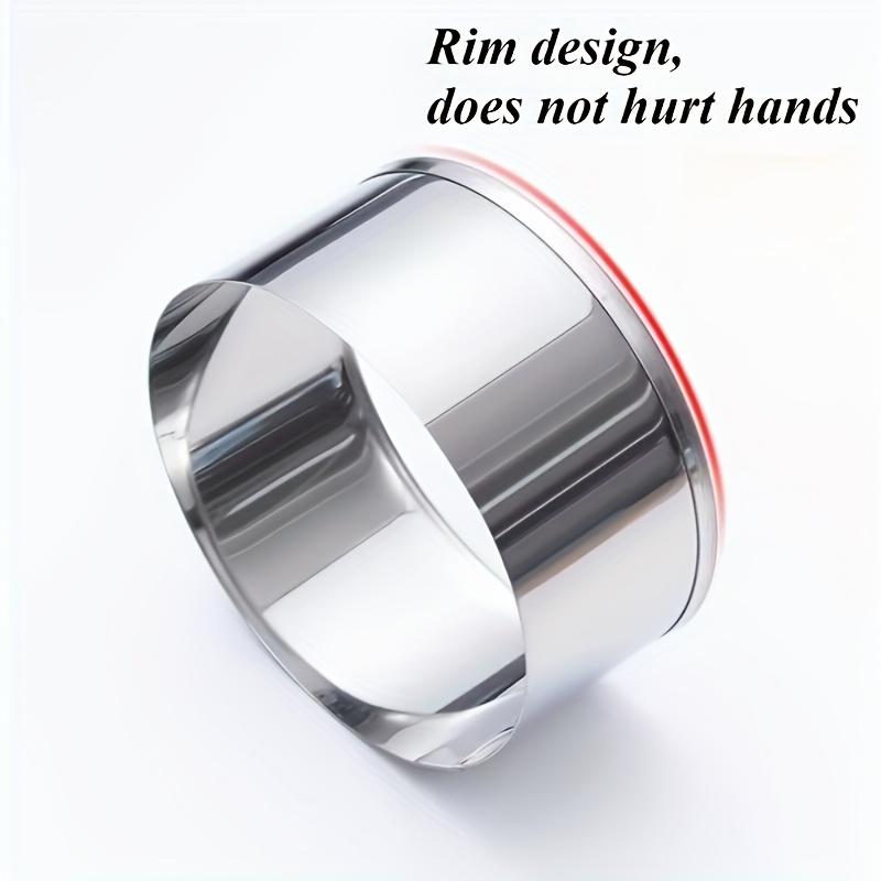 [Dumpling Mold Set] 5pcs Stainless Steel Round Dumpling Mold Set - Perfect for making dumplings, dough wrappers, cookies, and biscuits in the kitchen, Best for Christmas, Perfect for Thanksgiving