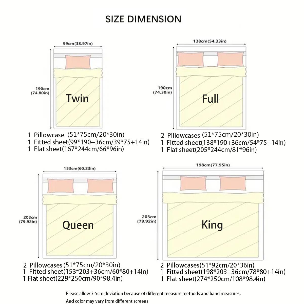 Leopard Print Bedding Set, 1 Set Including 1 Count Soft Comfortable Fitted Sheet & 1 Count Flat Sheet & 1/2 Counts Pillowcase without Filler, Halloween Decor Bedding Supplies for Home Bedroom Hotel