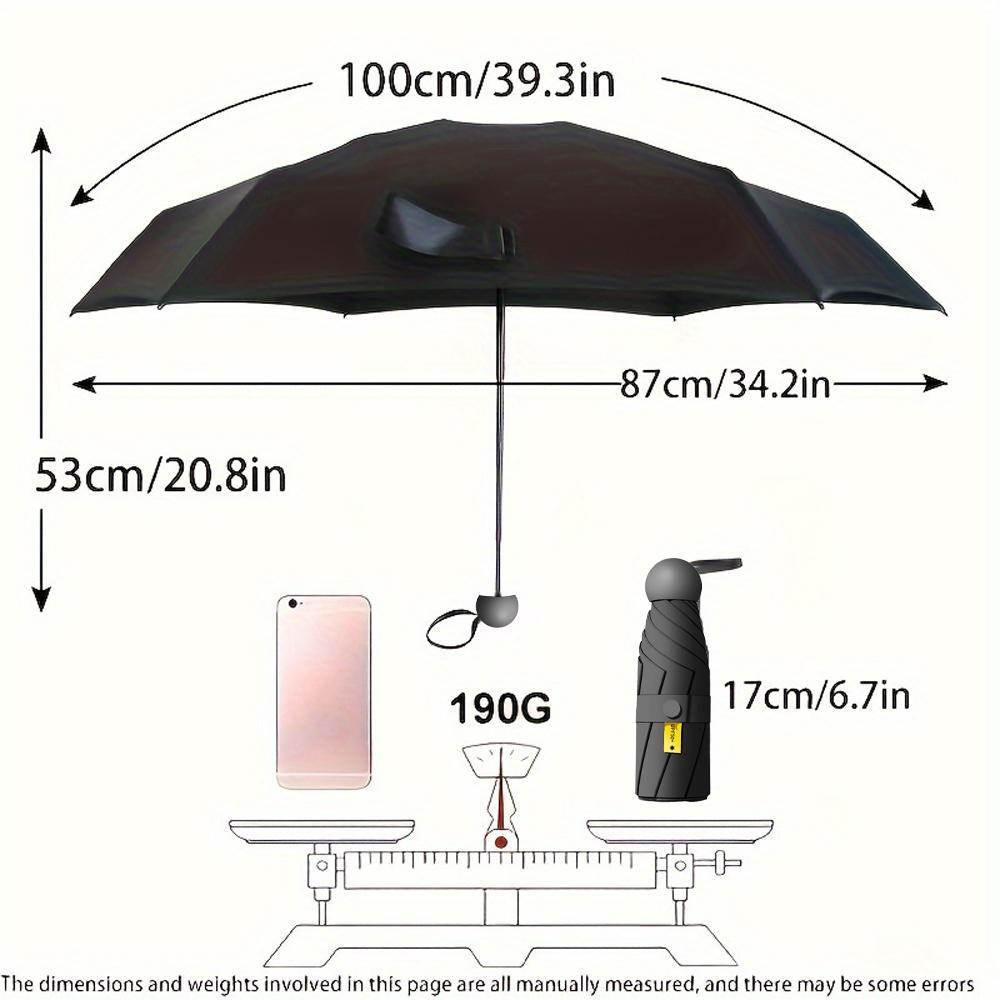 Compact Windproof Folding Umbrella, 1 Count Portable Lightweight Umbrella with Easy-open Mechanism, Rainproof Umbrella for Daily Commute & Outdoor Activities, Valentine's Day Gift, Wind Resistant Umbrella