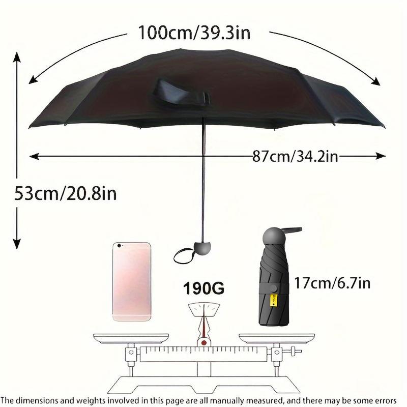 Compact Windproof Folding Umbrella, 1 Count Portable Lightweight Umbrella with Easy-open Mechanism, Rainproof Umbrella for Daily Commute & Outdoor Activities, Valentine's Day Gift, Wind Resistant Umbrella