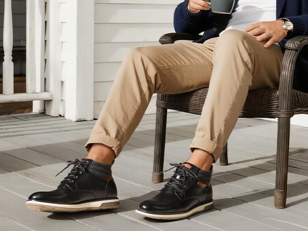 Bruno Marc Men's Classic Dress Casual Business Formal Chukka Boots