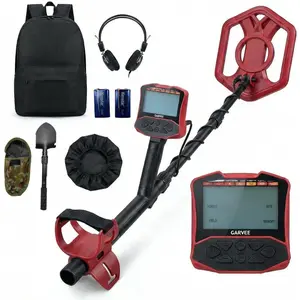 Professional Metal Detector for Adults & Beginners, 4 Detection Modes with Backlit LCD Display, Pinpoint Function, Adjustable Sensitivity and Volume for Beach, Field, Garden