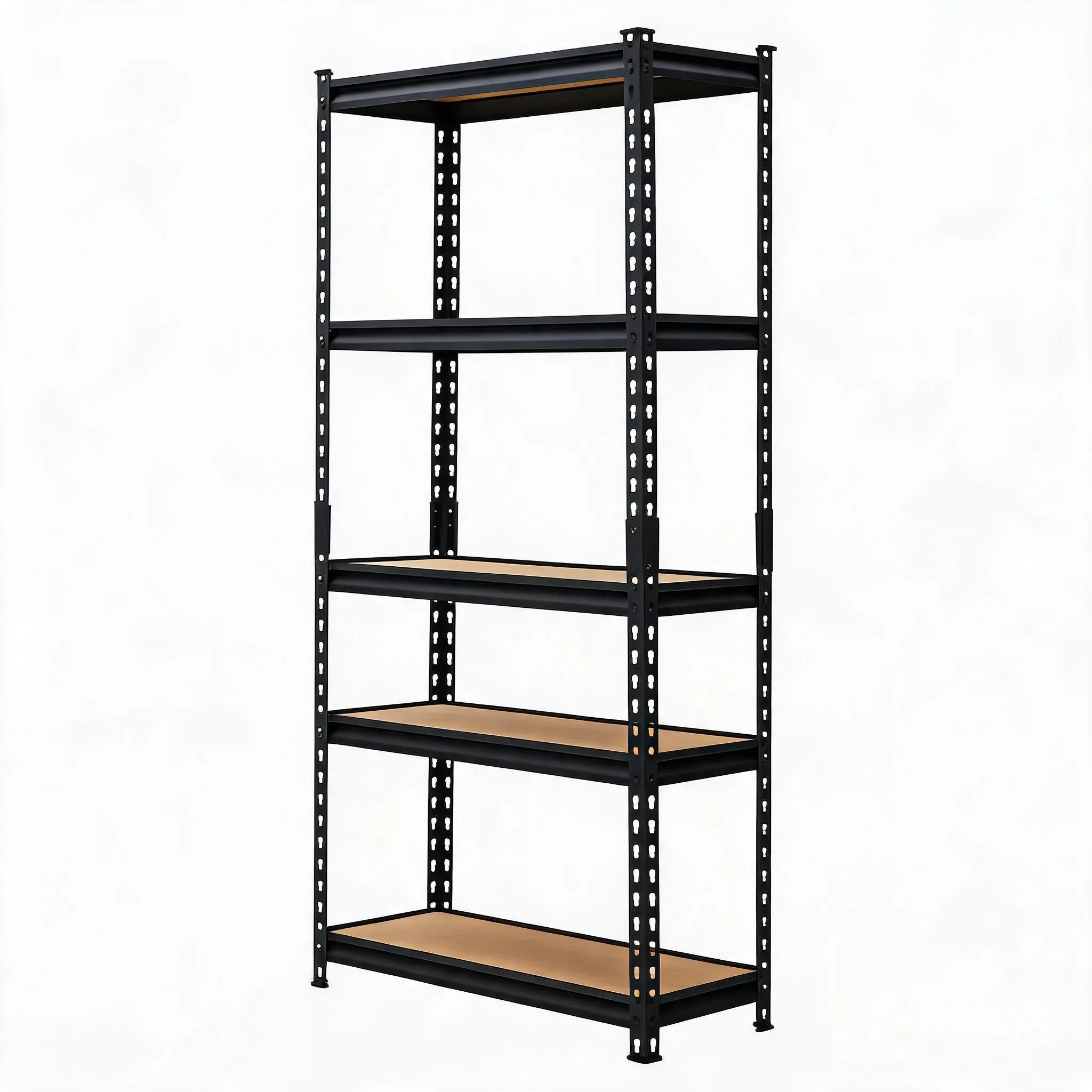 GARVEE Heavy-Duty 5-Tier Adjustable Metal Shelving Unit, 2500 lb Load Capacity Freestanding Industrial Storage Rack, Suitable for Garage, Pantry and Warehouse, 36×18×72 in