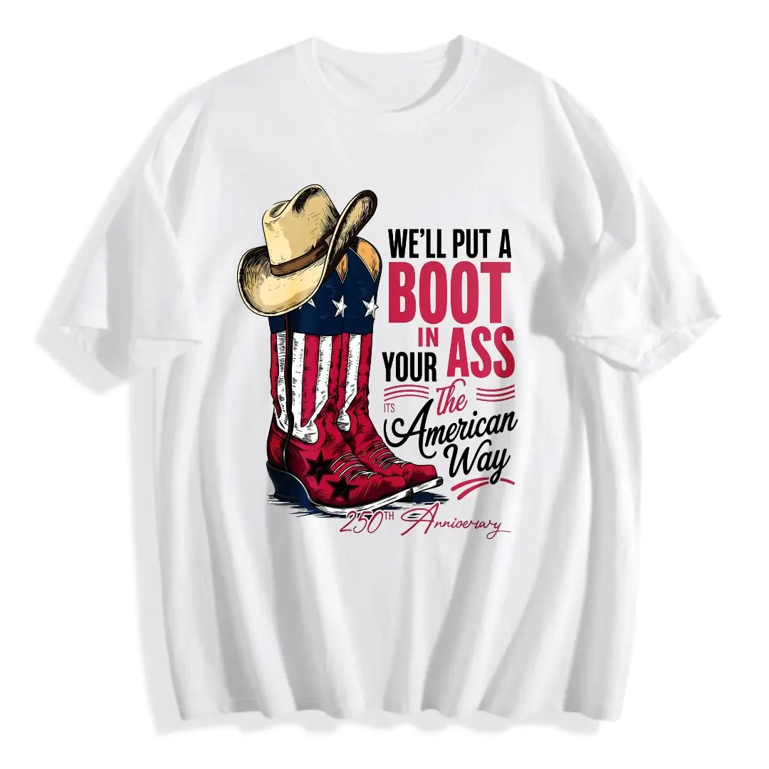 Men's Unisex 250th Anniversary Patriotic 4th Of July Graphic T-Shirt - 100% Cotton, Soft, Long-Lasting, Streetwear Top, Day Wear, Casual, S-5XL
