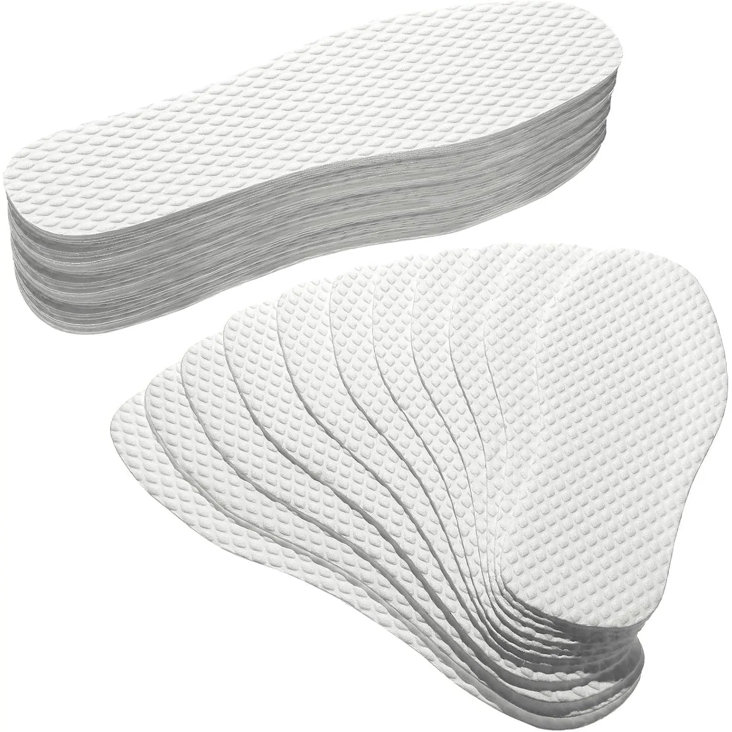 24 Pairs Disposable Shoe Liners Breathable Thin Insoles Disposable Insert Women Replaceable Sweat and Outdoor Barefoot Wood Pulp Shoe Liner for Women Men Hiking Running Boot Sneaker