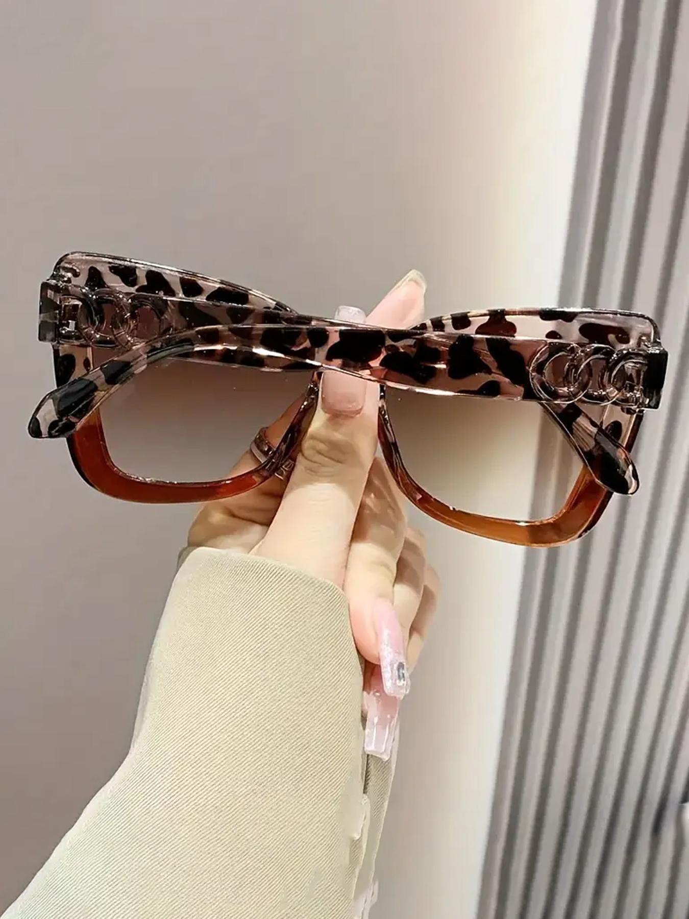 Women's Fashionable Cat Eye Frame Sunglasses, Trendy Casual for Everyday Use, Fashion Accessories for Outdoor Activities, Trendy Styling Sunglasses