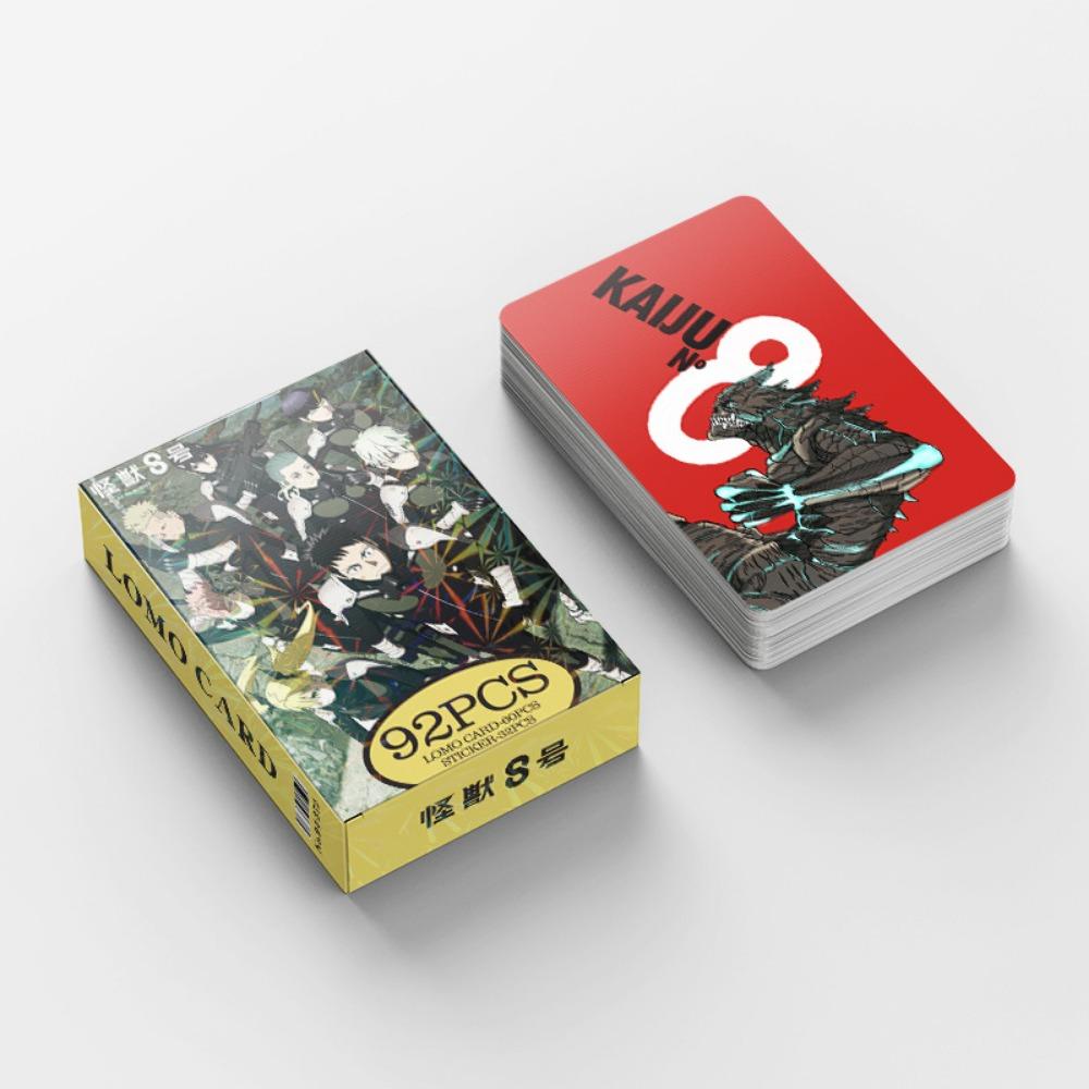 92Pcs Kaiju number 8 Anime lomo Card High-definition Reno Ichikawa Ashiro Mina Postcard Fan Party Decoration Children's Gift